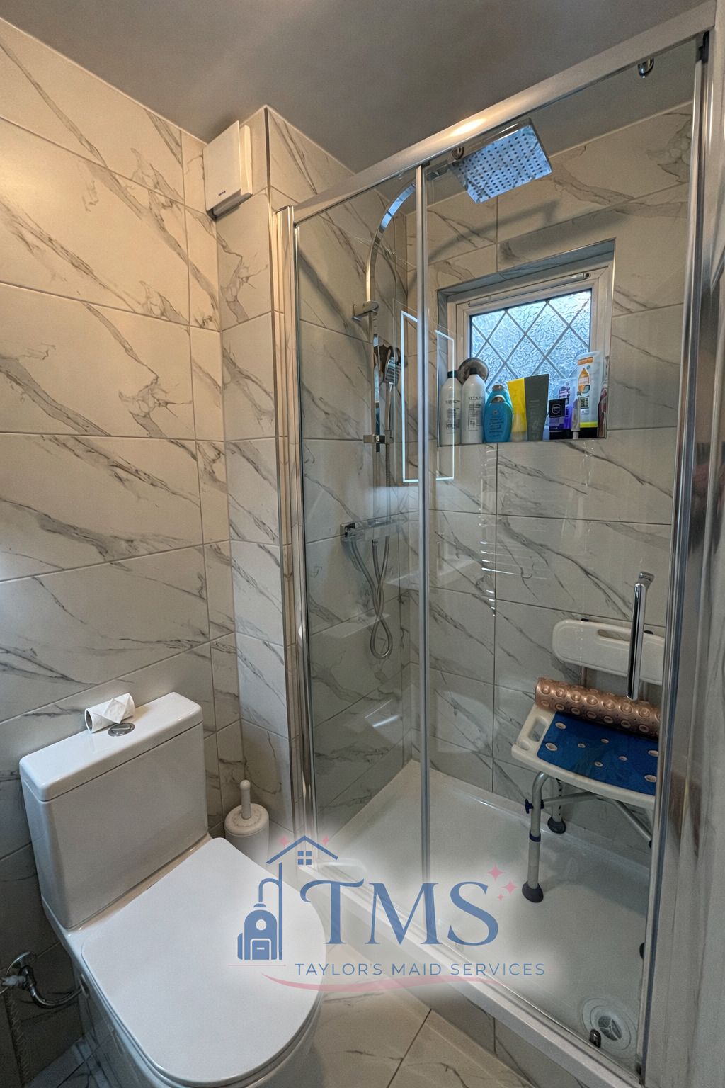 Bathroom after clean